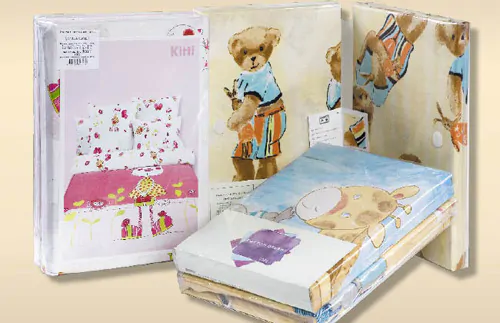 Образец упаковки детского постельного белья COTTON DREAMS серии Baby