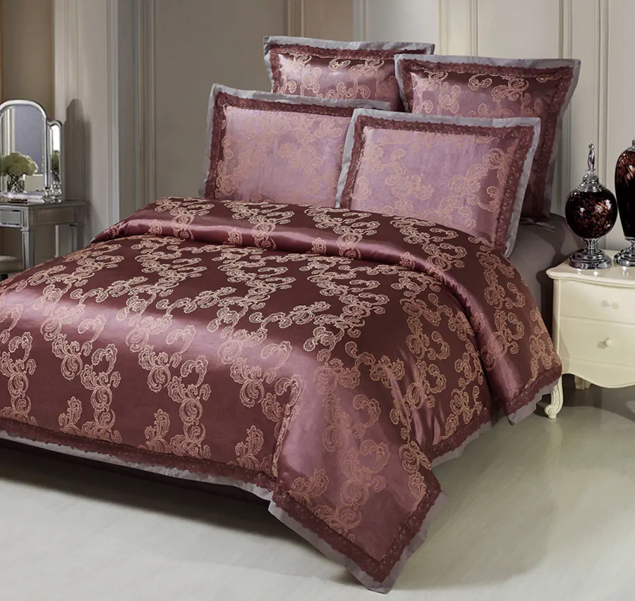 Постельное белье Kingsilk жаккардовый шелк::SB-109