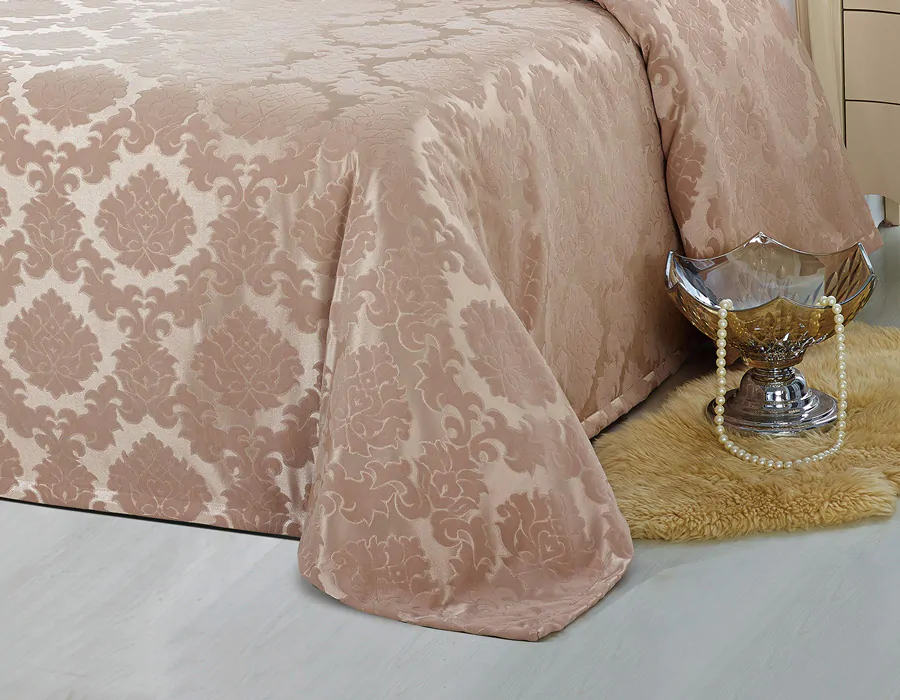 Покрывало на кровать YG-6 KINGSILK однотонное стеганое - CottonNew.ru