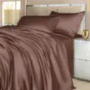Шелковое постельное белье Luxe Dream Marsala (Марсала)