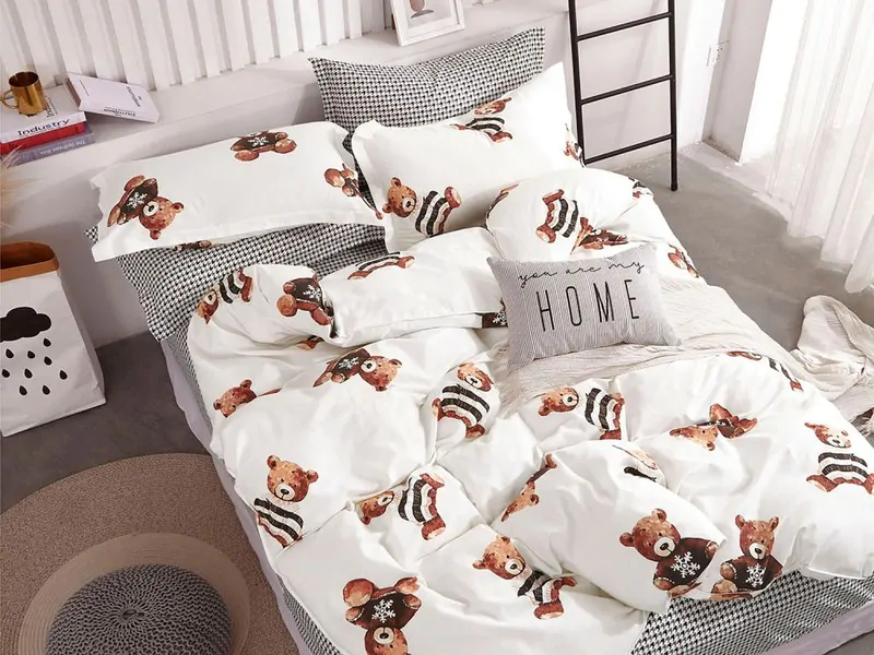 Постельное белье сатин Asabella 1397 100% хлопок Cottonnew