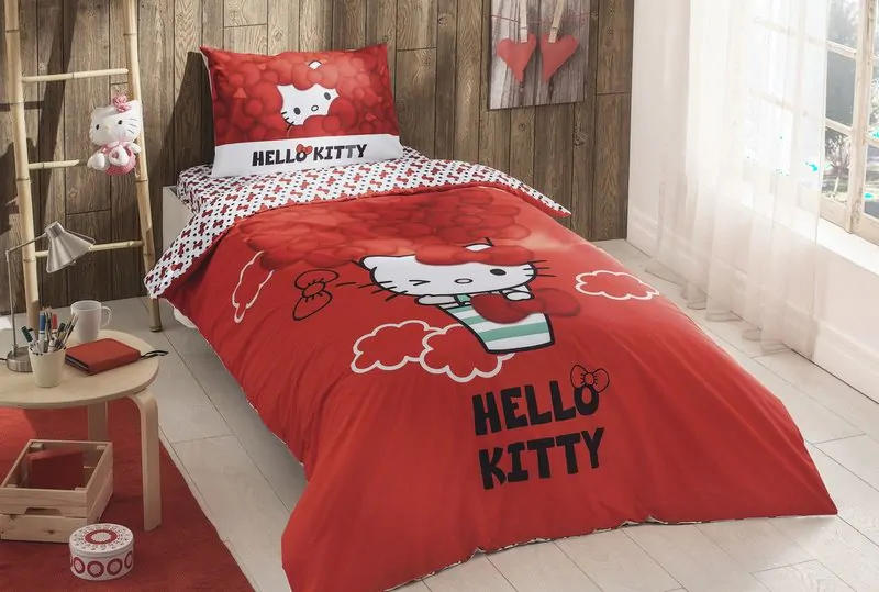 Детское постельное белье TAC HELLO KITTY хлопок 100%