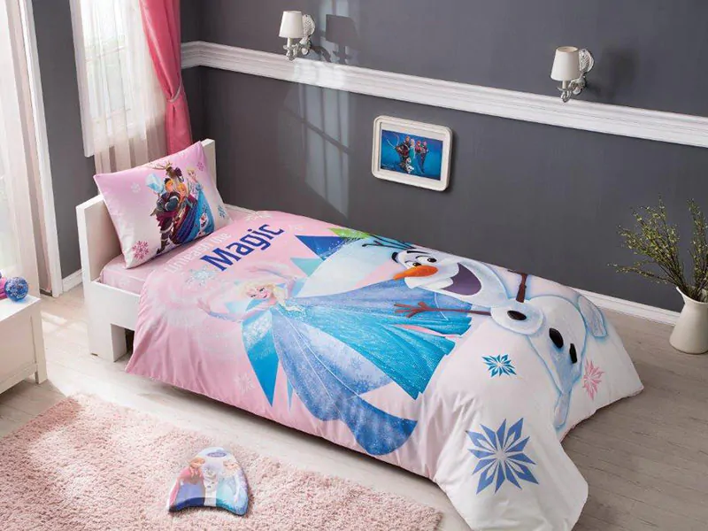 Детское постельное белье TAC FROZEN PINK хлопок 100%