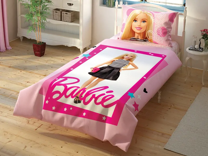 Детское постельное белье TAC Disney BARBIE ранфорс 100% хлопок