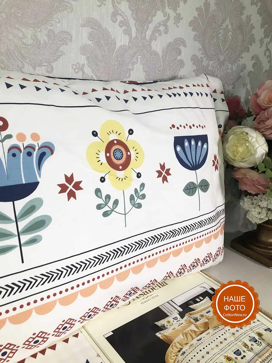 Постельное белье сатин Asabella 1473 хлопок 100% CottonNew.ru 2