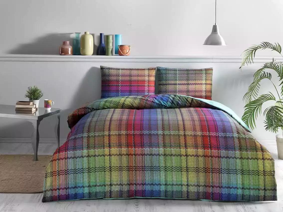 Постельное белье сатин TAC (Тач) COLORFUL SATEN