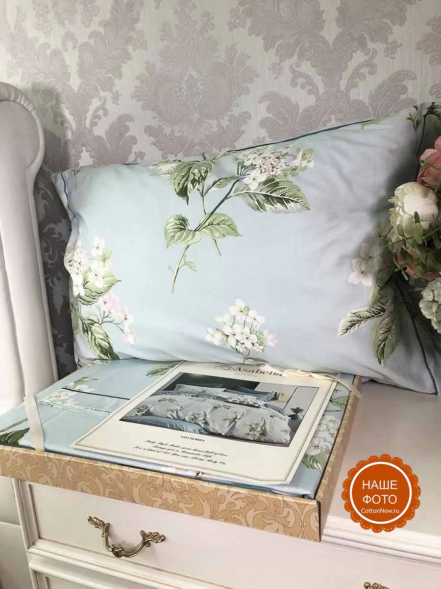 Постельное белье сатин Asabella 1553 хлопок 100% CottonNew.ru 3