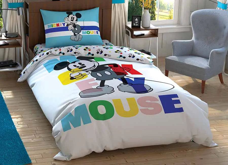Детское постельное белье TAC MICKEY COLOUR хлопок 100%