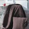 Плед хлопок Luxberry Imperio 233 шоколадный 220x240 купить