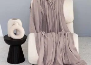 Плед хлопок Luxberry LUX 38 никель 150x200 купить в Москве