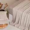 Плед хлопок Luxberry LUX 233 жемчужный купить в Москве