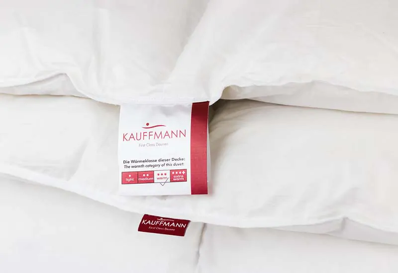 Одеяло пуховое Kauffmann Comfort Decke бирки