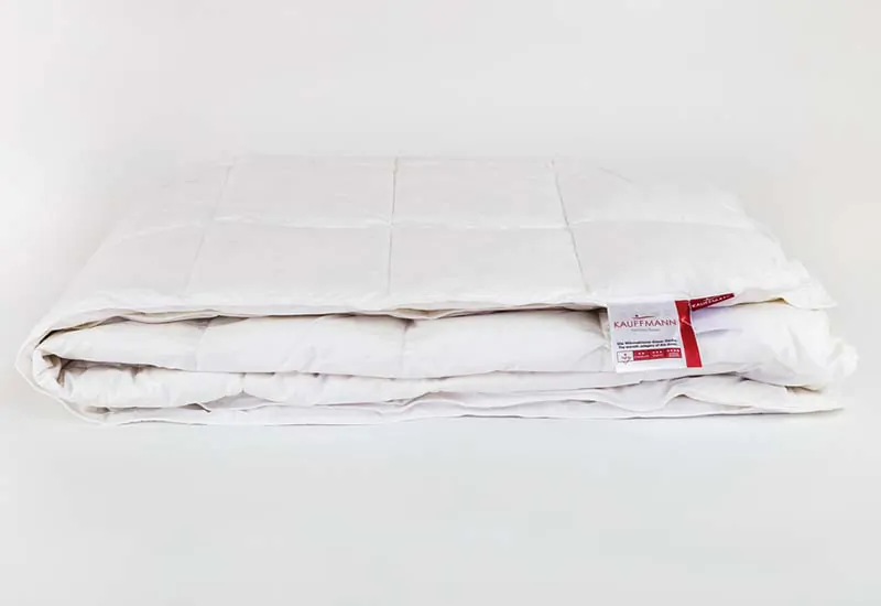 Одеяло пуховое Kauffmann Sleepwell Comfort Decke бирки