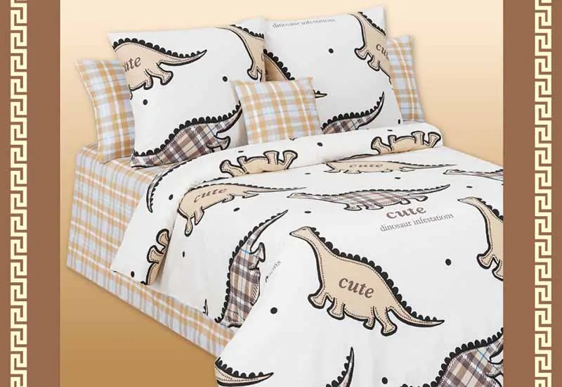 Постельное белье сатин Dinotopia Cotton Dreams MILAN Light