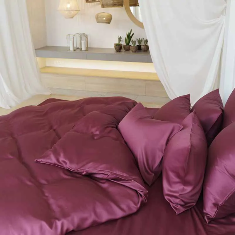 Постельное белье PURPLE BRILLIANT GRASS в интерьере
