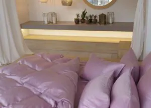 Постельное белье LILAC BRILLIANT GRASS в интерьере
