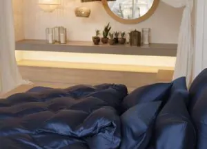 Постельное белье BLUE BRILLIANT GRASS в интерьере