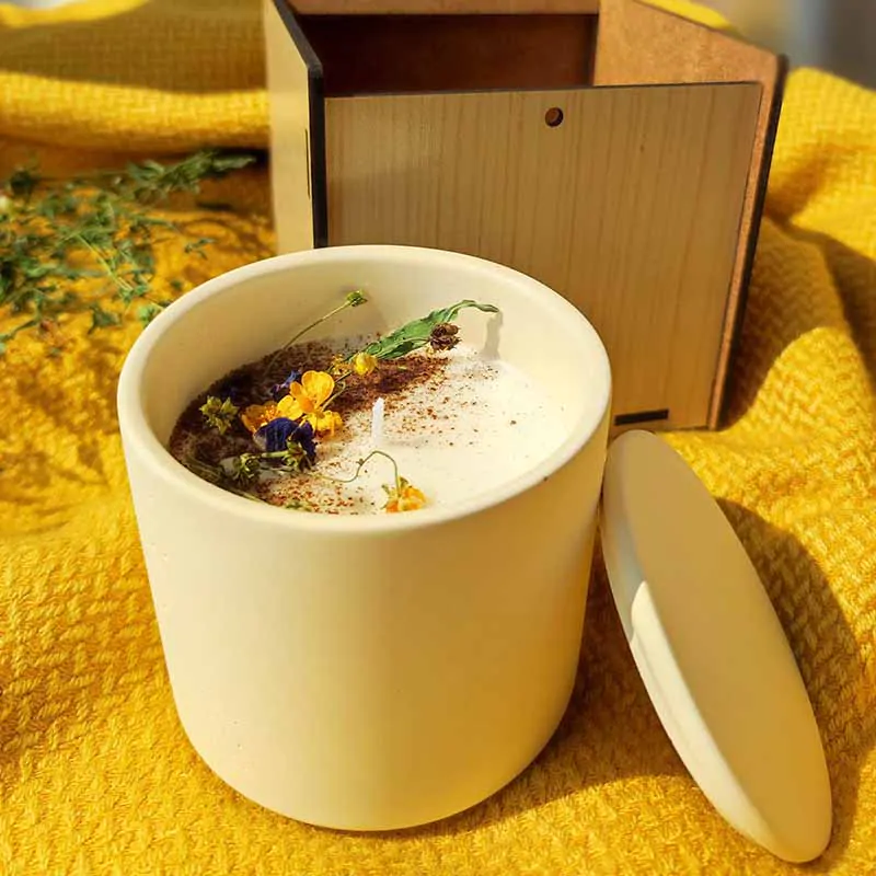 Свеча ароматическая "Корица и ваниль" 200 гр. Chill&Relax 2