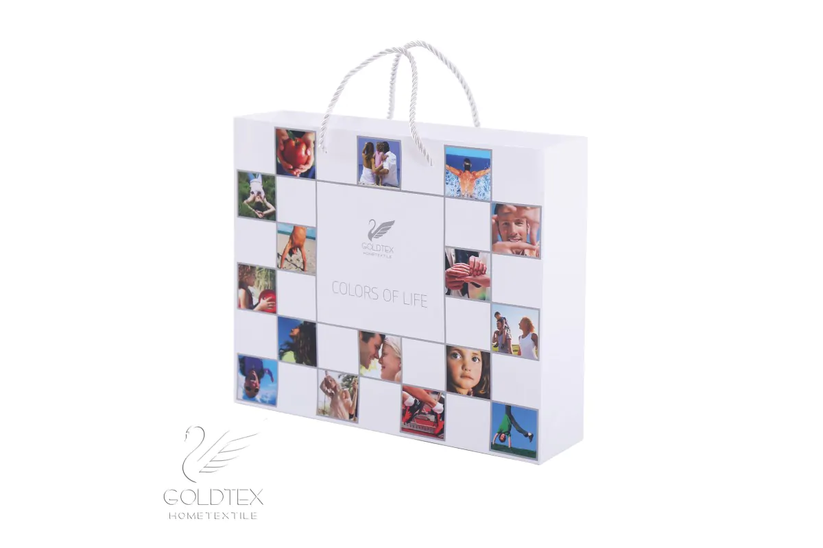 Подарочный пакет постельное белье Goldtex