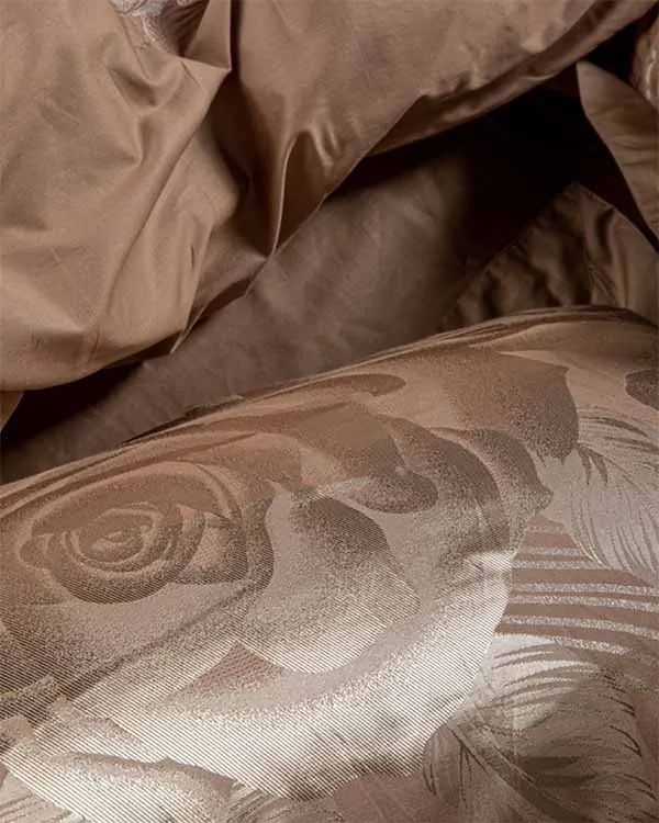 Постельное белье жаккард De Luxe Кармелина Goldtex купить 2