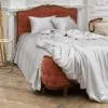Постельное белье шелк SILVERY GREY GRASS