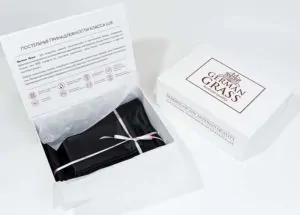 Образец упаковки шелк DIAMOND BLACK GRASS