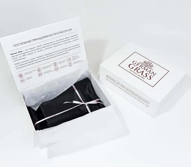 Образец упаковки шелк DIAMOND BLACK GRASS