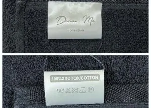 Полотенце махровое Cotton Dreams Black — изображение 3
