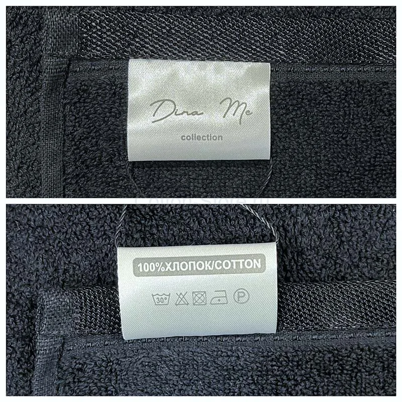 Полотенце махровое Cotton Dreams Black — изображение 3
