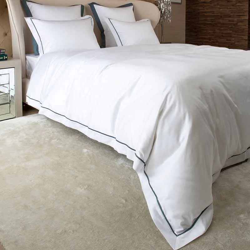 Постельное белье Claire Batiste Atelier "RHONE" Bianco Ottico 300ТС — изображение 3