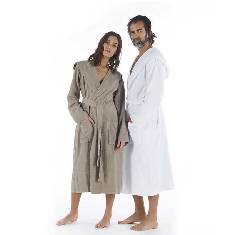 Халат махровый Hamam ASH Light Hooded с капюшоном