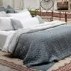 Покрывало Hamam SELANIC 240*260 серо-зеленый купить